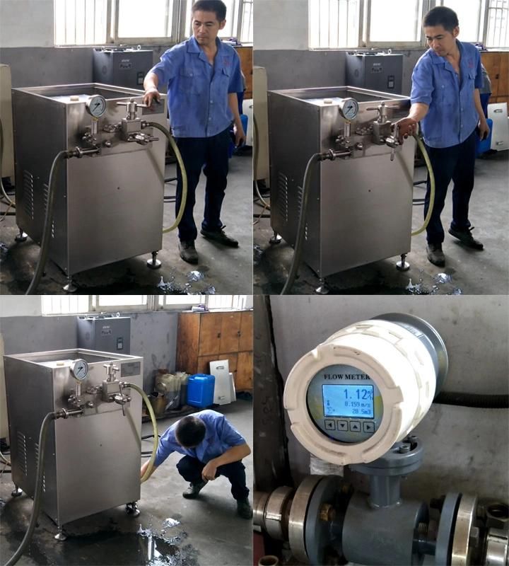 Middle, 1000L/H, 100MPa, Stainless Steel Homogenizer for Making Cream