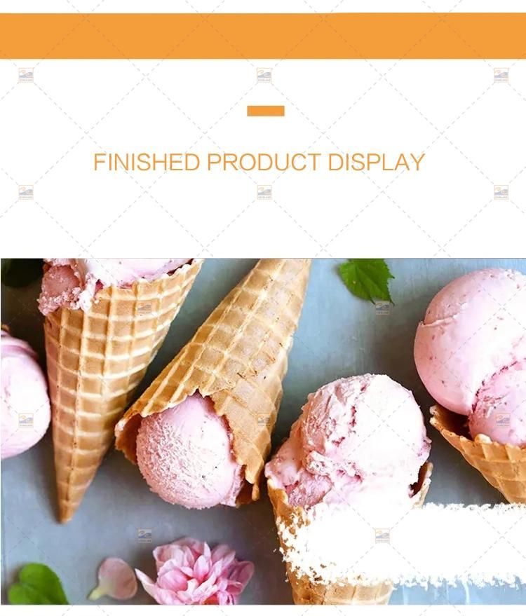 Manual Control Timing and Precise Temperature Small Machine Non Stick Alloy Ice Cream Cone Oven Cone Machine