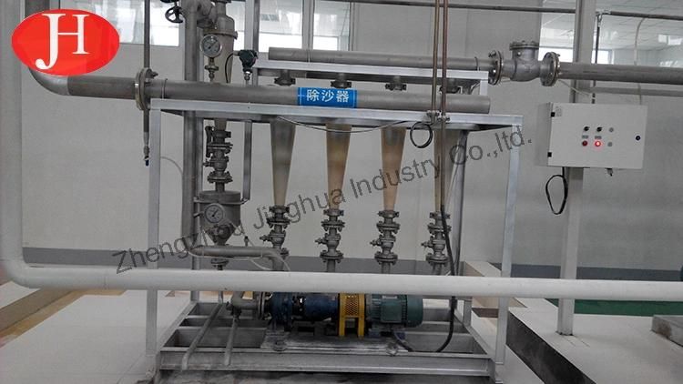 Electric 304 Arrowroot Starch Milk Sand Remove Making Machine Desand Equipment