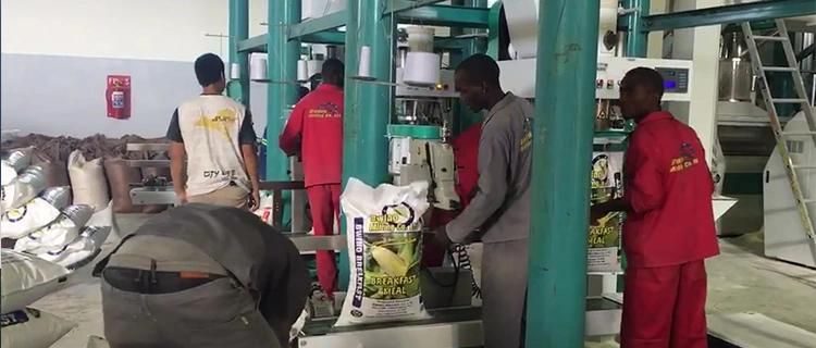 Zambia Maize Flour Mill Maize Milling Plant 