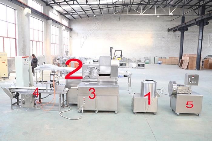 Commercial Automatic Prawn Cracker Making Machine Production Line