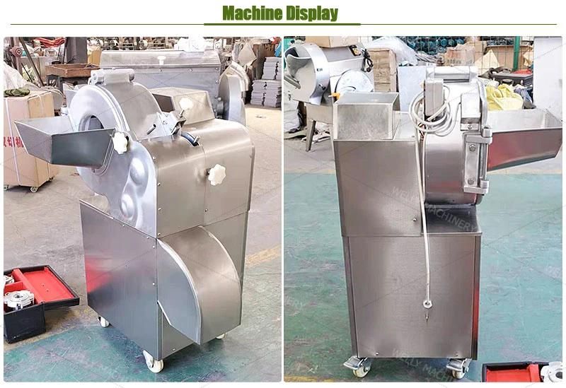 Support Customization Dicing Machine for Ginger Cucumber Papaya Potato Welly