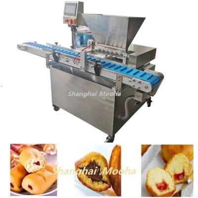 Croissant Bread Chocolate Cocoa Paste Filling Machine Croissant Long Bread Milk Cream ...