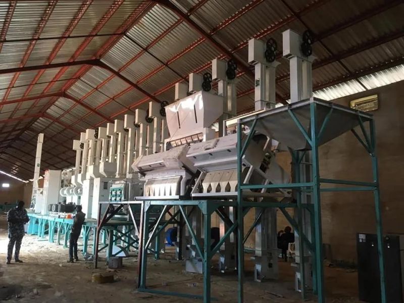 50-120 Tons Per Day Turn Key Project Complete Set Rice Milling Processing Machine for Rice Plant