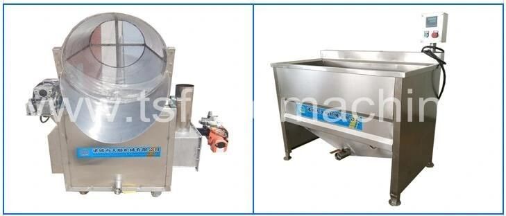 Conveyor Deep Fryer Continous Belt Conveyor Tofu Frying Machine