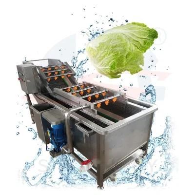 Stainless Steel Air Bubble Cleaning Machine for Leaf Vegetable