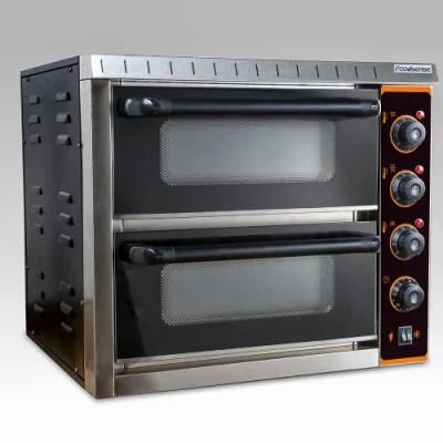 Guangzhou Factory Bakiing Equipment 2-Deck Timmer Control Electric Oven