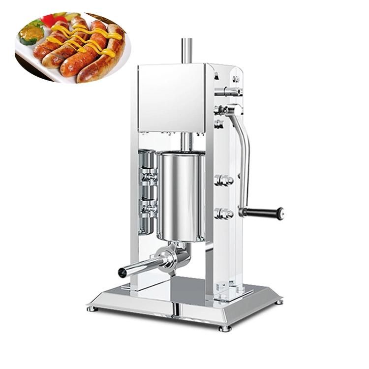 Professional Manufacturer Stainless Steel Making Sausage Machine Vertical Manual 3L Sausage Filler