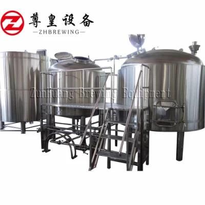 SS304 Craft Beer Brew Kettle 15bbl Brew House for Brewery