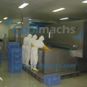 Chicken Meat Feet Freezing Blast Freezer Price Fish Freezer Equipment Seafood IQF Tunnel ...