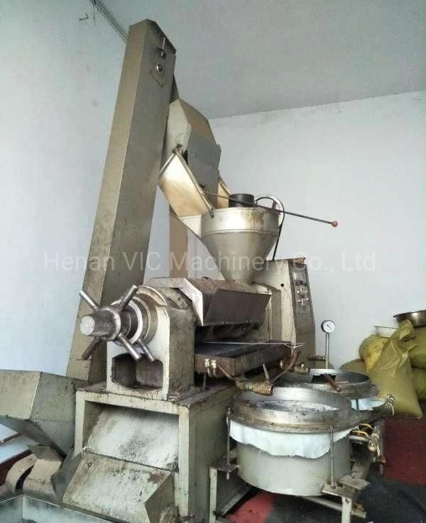 Combined Oil Mill With Screw conveyor and filter