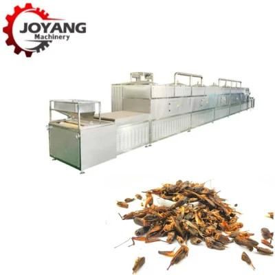 Yellow Mealworm Bsfl Cricket Locust Microwave Drying Machine