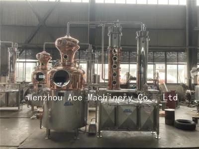 Best Price Electric Steam 300L 500L 800L 1000L Distillation Equipment Distillery Column ...