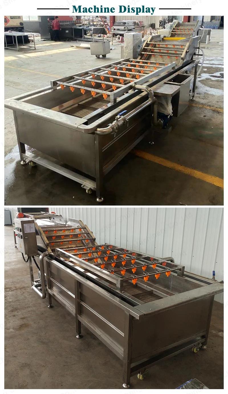 Industrial Vegetable Cleaning Machine Fruit Air Bubble Washer