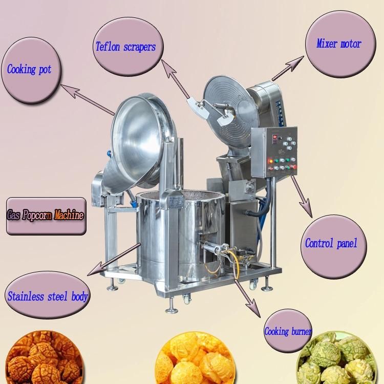 Factory Direct Supply Price Cheese Flavor Industrial Popcorn Making Machine