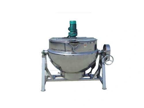 1000L Vertical Steam Jacketed Kettle with Mixer