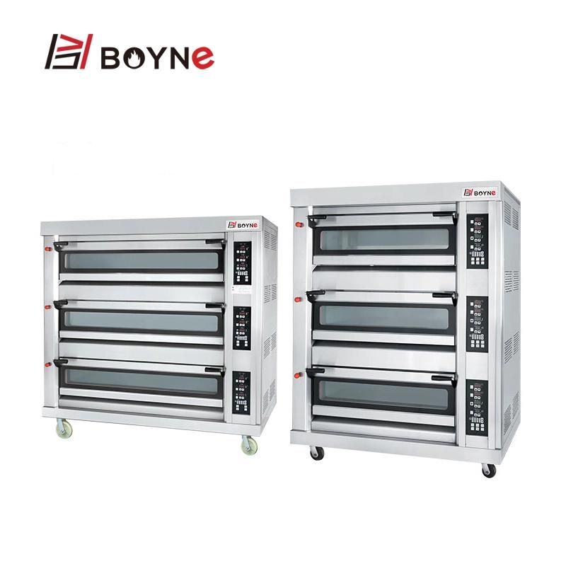 2 Deck 4 Trays Gas Oven for Hotel Restaurant Kitchen