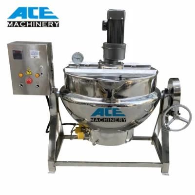 Price of Tilting Jacketed Gas Heating Apple Juice Concentrate Food Processing Machine ...