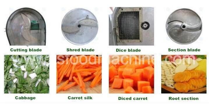 Potato Cassava Carrot Chopper Slicer Cutter and Cutting Machine