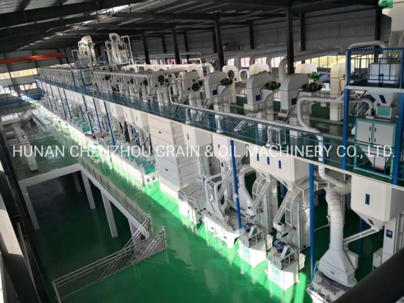 Clj Brand Complete Rice Processing Line Auto Rice Milling Machine Commerical Complete Parboiled Rice Mill Plant