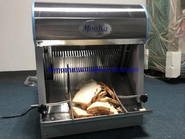 Industrial Loaf Bread Slicer High Efficiency Electric Bread Toast Steamed Bread Slicer (12mm, 8mm, 7mm slice width) Bakery Machines Baked Food Slicer