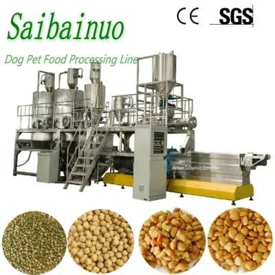 Twin Screw Pet Food Pellet Extruder Machine