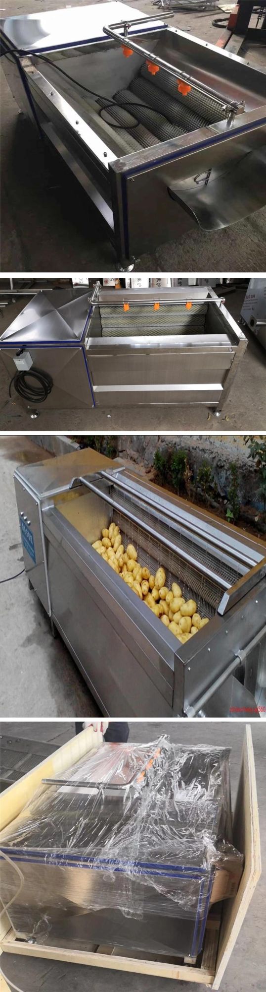 Hot Selling Industry Sweet Potato Washing and Peeler Machine