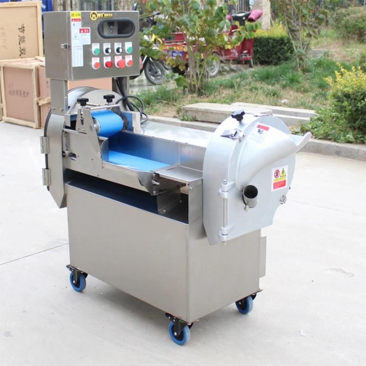 Double-Head Vegetable Slicer Cutting Machine Fruit Cutter Potato Shredding Cucumber Pineapple Dicing Ginger Slicing Machine