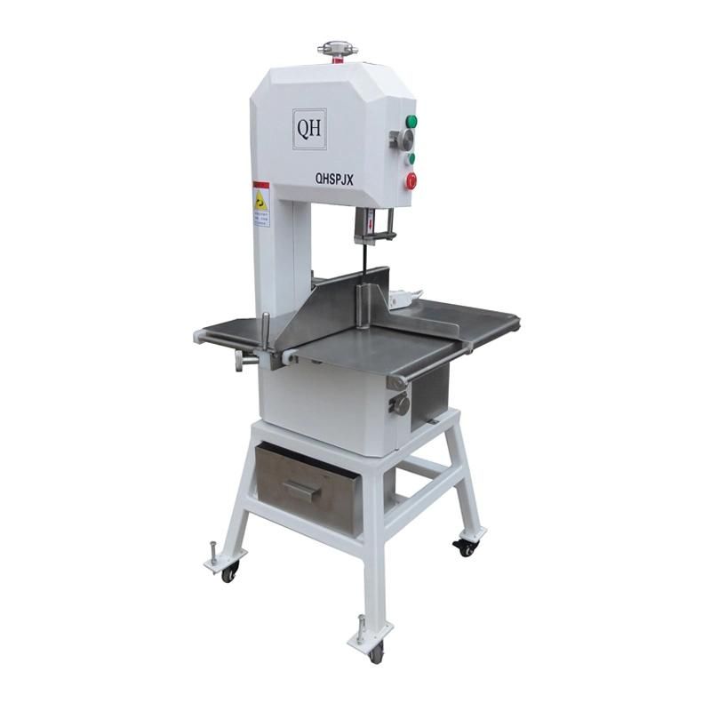 (QH300B+) Commercial Kitchen Equipment Meat Cutting Machine Stainless Steel Bone Saw Machine Frozen Beef Fish Meat Band Saw Cutter Butcher Use 2 HP, 220V