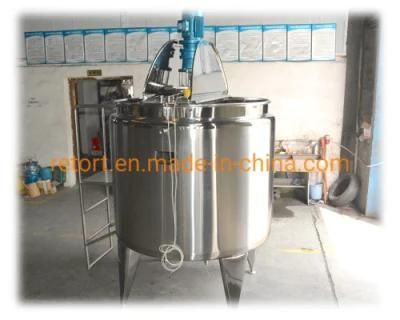 1000liter Heating Mixing Tank for Milk Pasteurization