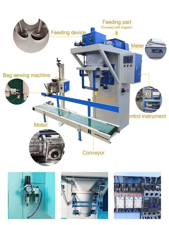 5-50kg Packing Range Full Automatic Wheat Flour Packaging Machine