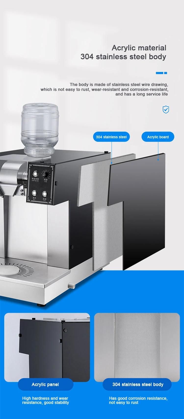 Snow Flake Ice Bingsu Machine New Arrival Water Cooling Auto Bingsu Machine Korean Flake Snow Ice Shaver Machine for Sale