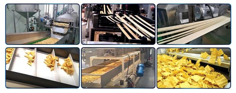 Good Taste China Professional Bugles Chips Making Machinery Pellet Line