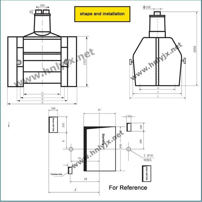 Fmfq Type Small Pneumatic Roller Mill for Wheat and Maize