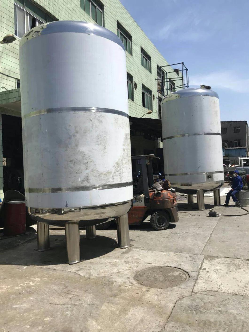 Water Liquid Reaction Holding Mixing Storage Blending Tank Price