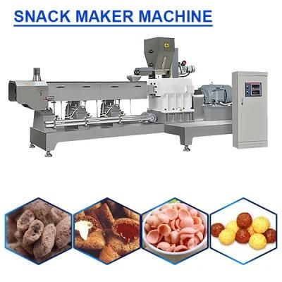 Automatic Puffed Corn Snack Production Line for Rice Cracker Processing