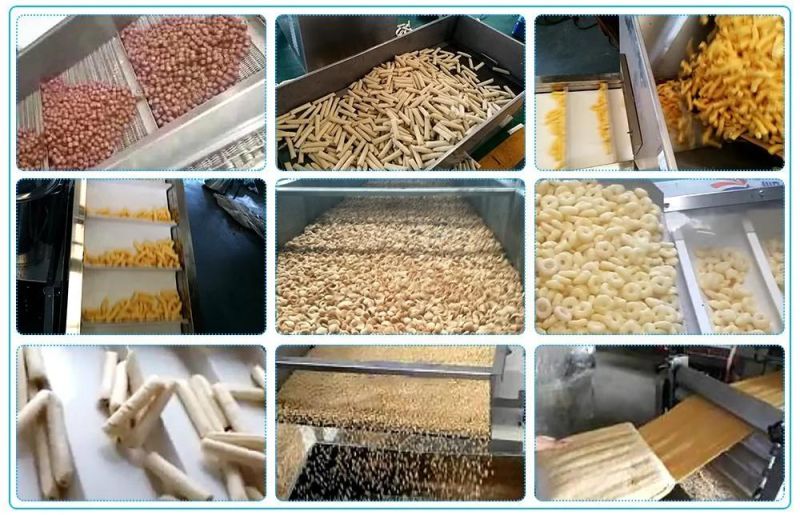 Automatic Puffed Snack Processing for Cheese Puffed Snack