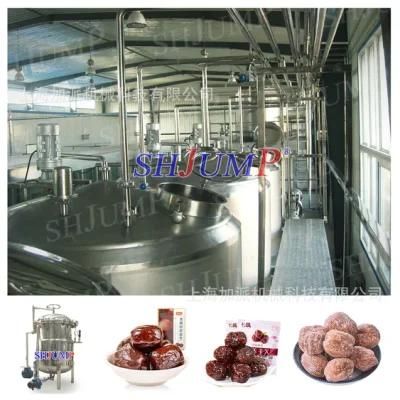 Ejiao Jujube Machining Production Line Gold Silk Glazed Date Processing Equipment Glazed ...