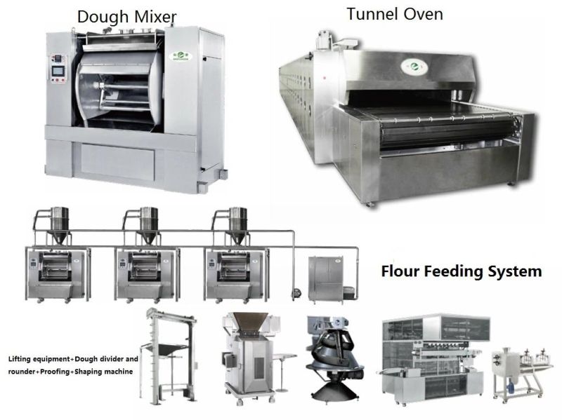 Baker Machine for Tunnel Oven Bakery Oven Cake Baking Machine Bakery Machine Bakery Pizza Oven Equipment