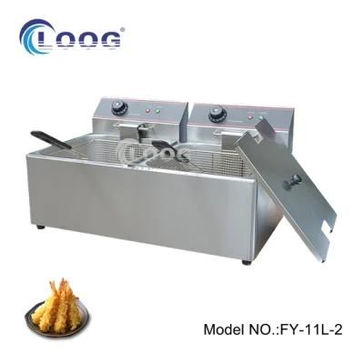 Best Electric Oil Deep Churros Frying Machine with Baskets Commercial Snack Machinery ...