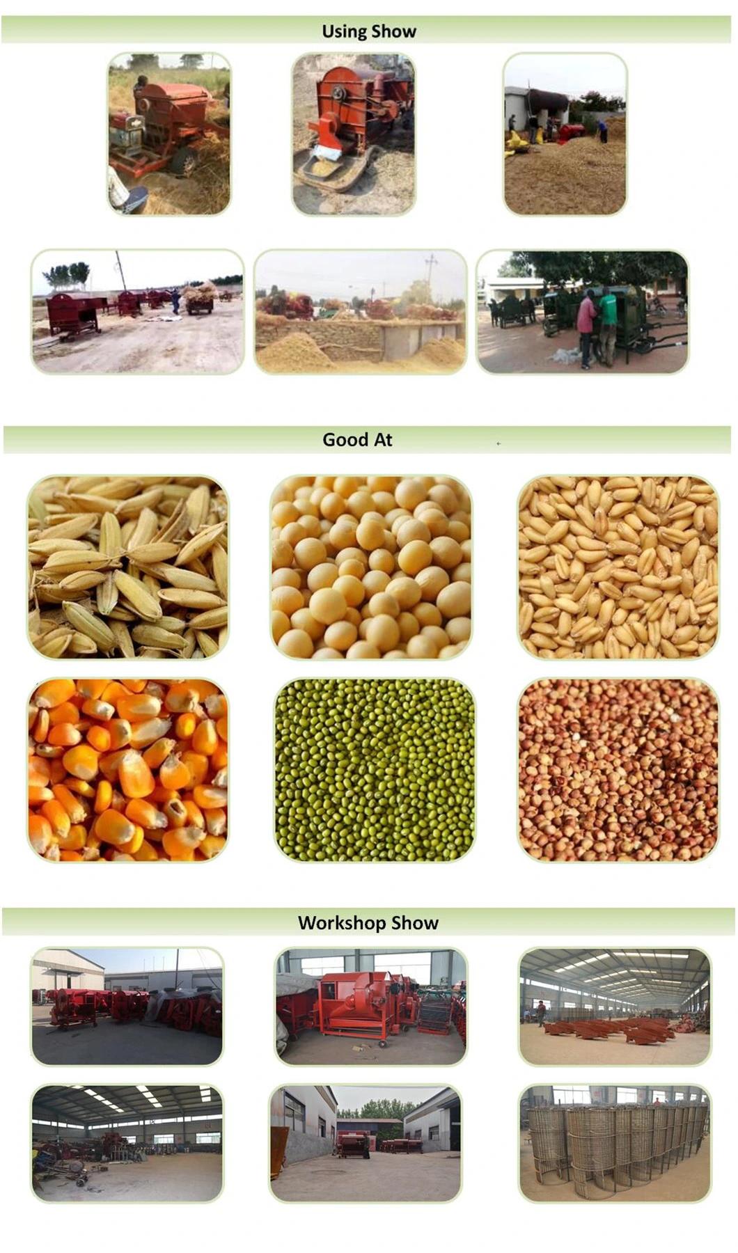 Corn Soybean Paddy Threshing Machine Beans Sorghum Wheat Rice Thresher