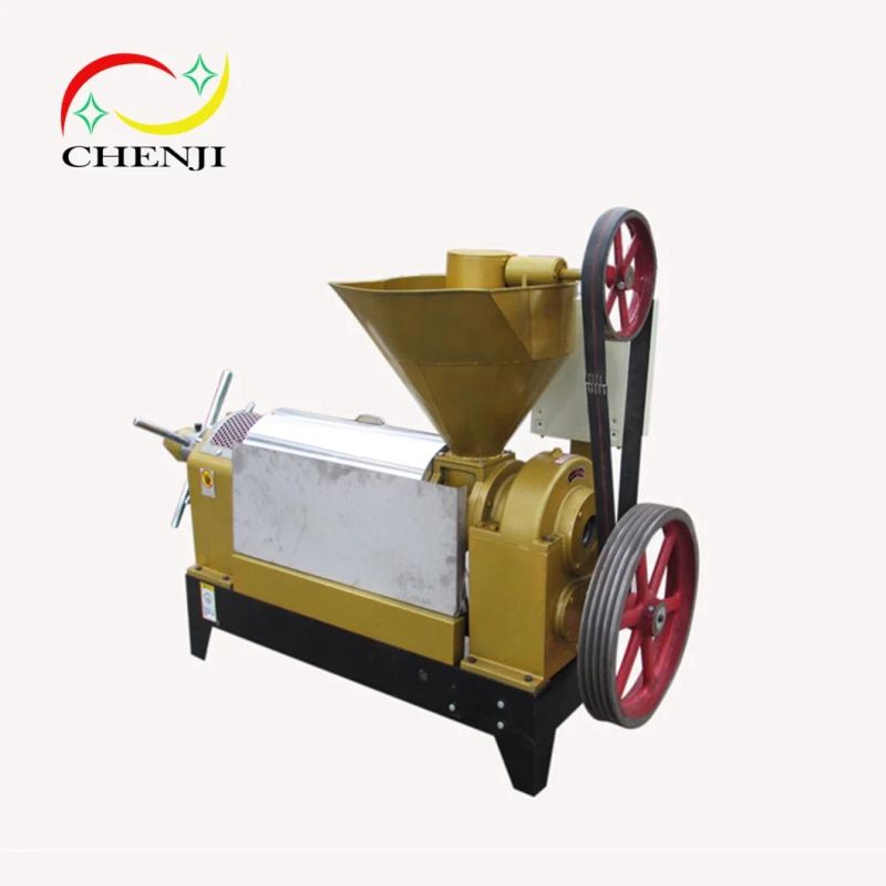 6yl-100d100-150kg/H Manual Control Type Spiral Type Oil Process Making Machine