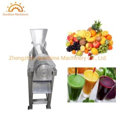 Stainless Steel Ginge Pineapple Pear Pomegranate Juice Extractor Machine