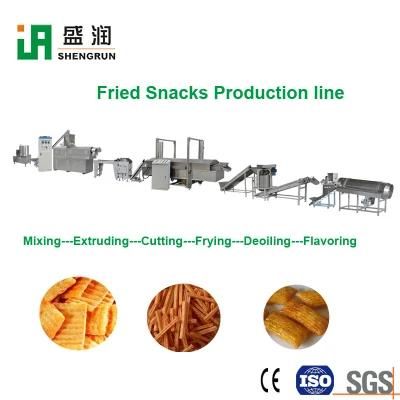 User-Friendly Frying Snack Pellet Machine Fried Corn Chips Machinery