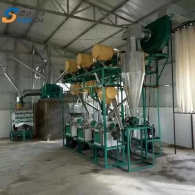 1t/H Small Scale Maize Milling Machine in Africa