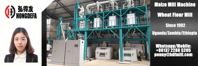 Automatic Price 50t/24h Maize Flour Milling Machine China Hongdefa Good Quality