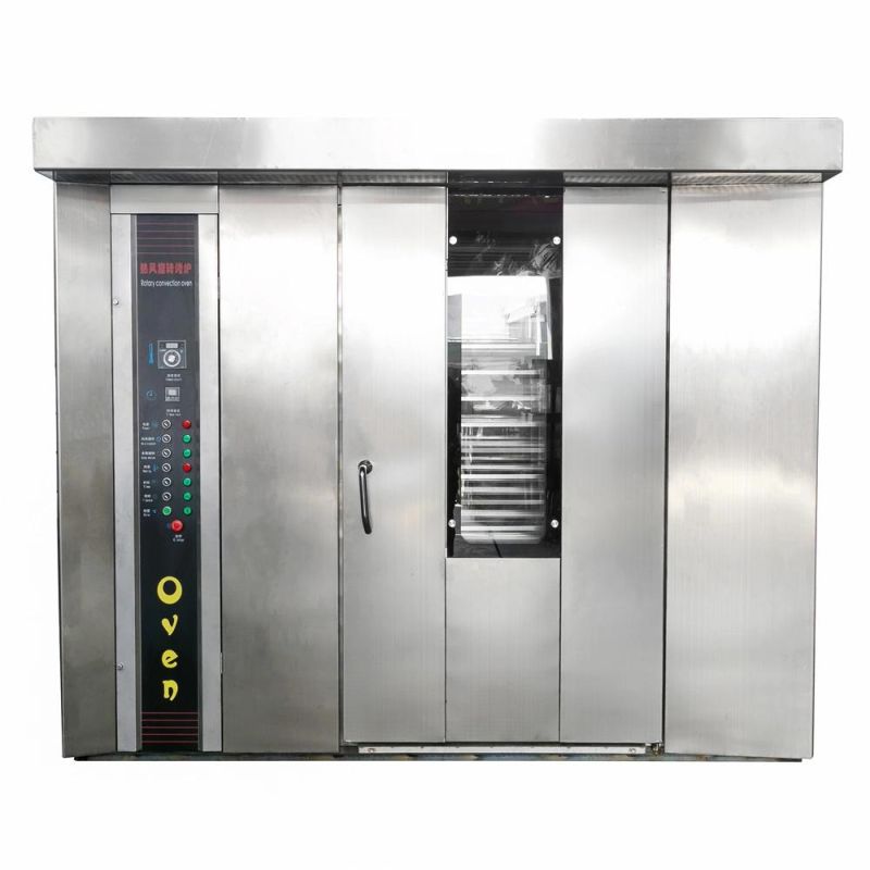 Bakery Oven Convectional Rotary Oven with 16/32/64 Trays Useful Rotary Oven Electric Gas Diesel Rotary Oven Bakery Equipment Practical Rotary Oven