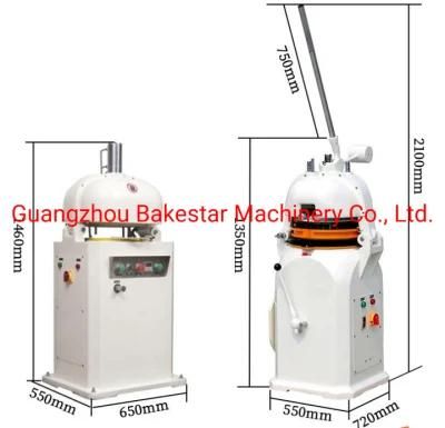 Dough Cutter Rounder Dough Divider Rounder /Rolled Pizza Dough/ Dough Ball Making Machine ...