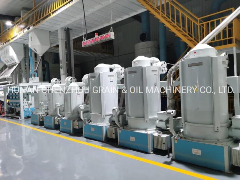 Clj Hot Sale Double Roller Vertical Rice Whitener Rice Mill Machine Mnsl21.5/21.5 for Rice Plant Line