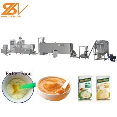 Instant Blend Dry Cereal Nutrition Powder Extruder Baby Food Porridge Making Machine